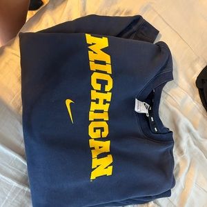 Umich crew neck from Nike